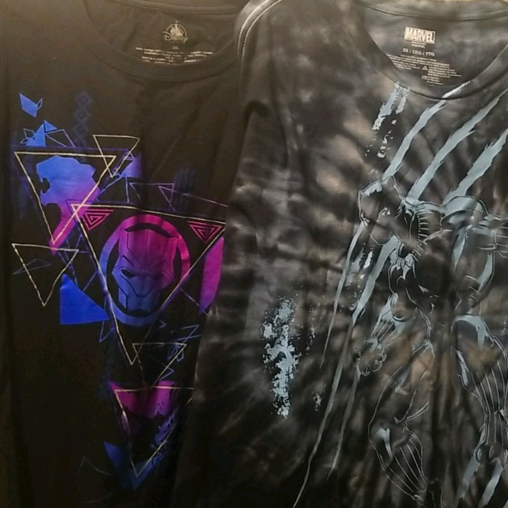 Official Black Panther tshirts - Two